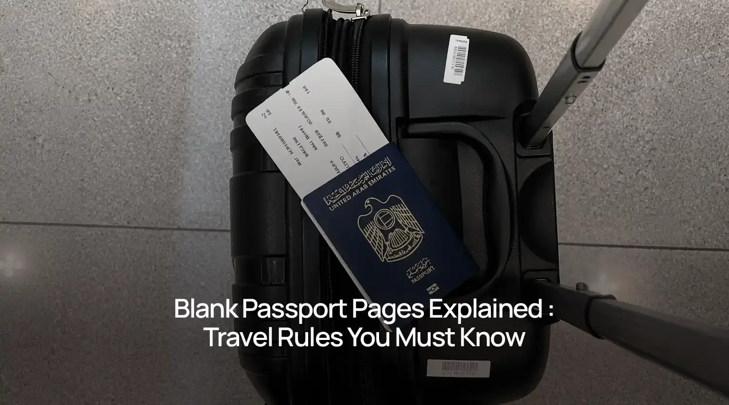 Blank Passport Pages Explained : Travel Rules You Must Know