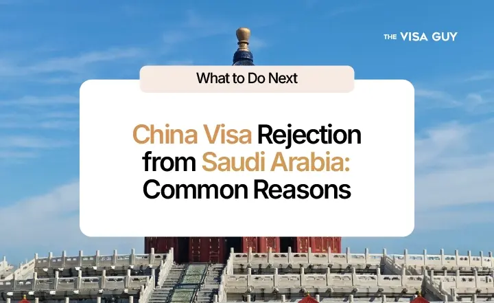 China visa rejection from Saudi Arabia