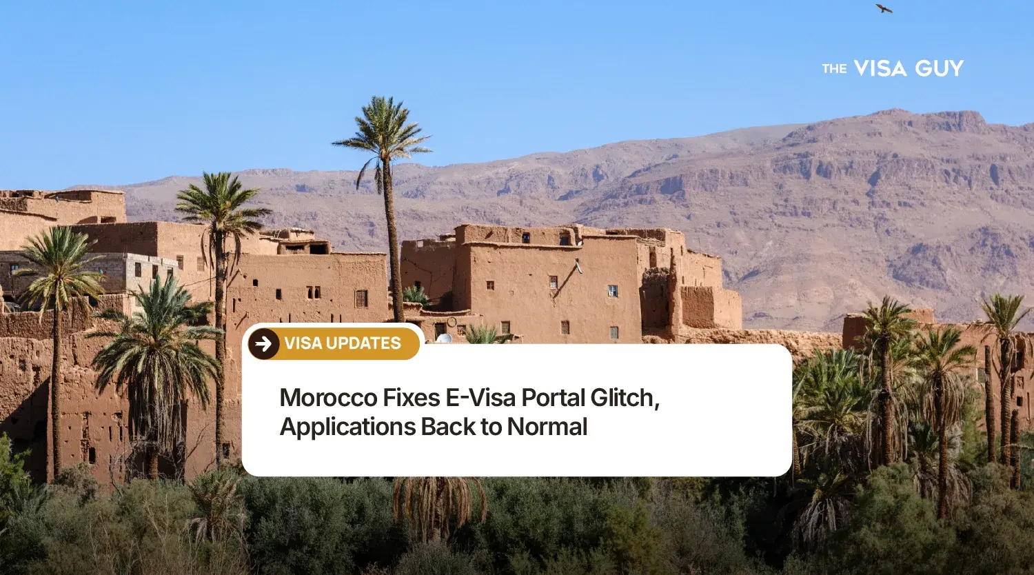 Morocco Fixes E-visa Portal issue