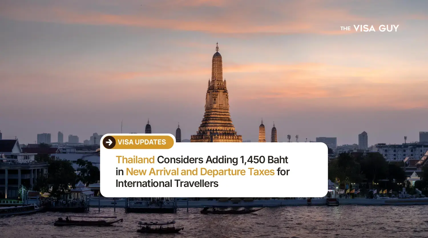 Thailand new arrival & departure Taxes